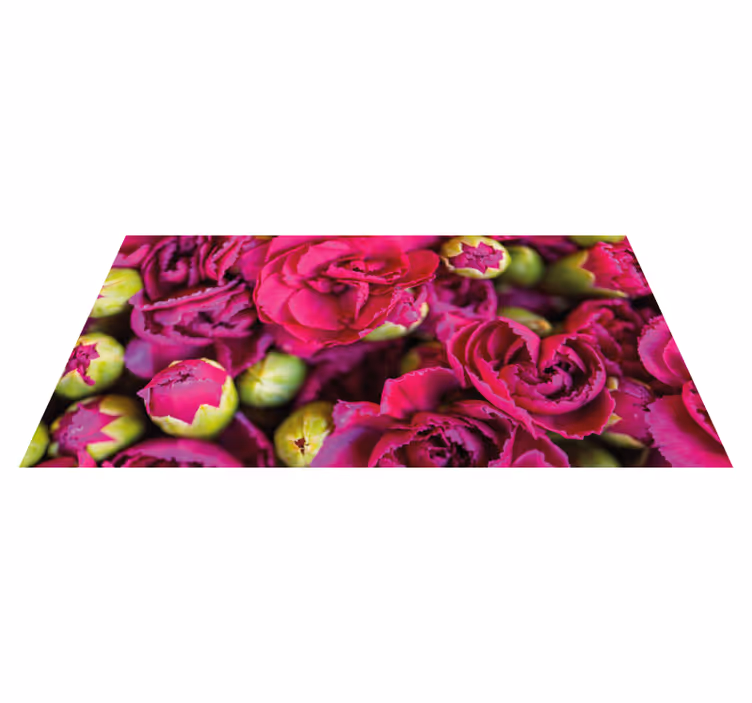 tapis vinyle cuisine Clous de girofle roses en fleurs - TenStickers