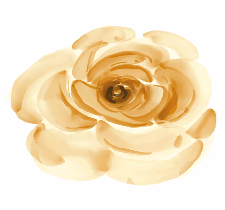 Tapis vinyle plantes rose beige doux - TenStickers