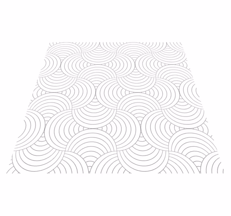 Tapis vinyle moderne Lignes abstraites linéaires - TenStickers