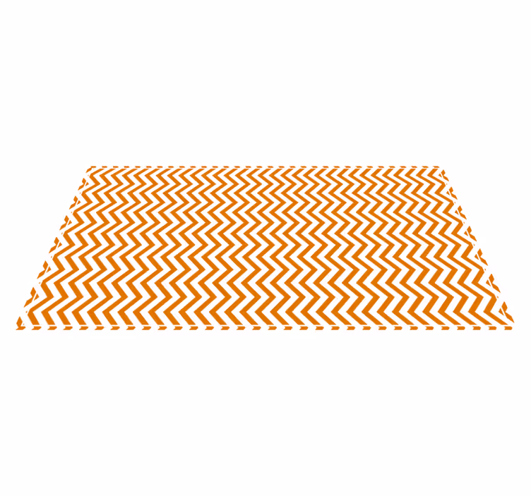 Tapis vinyle géométrique breloque à motif chevron - TenStickers