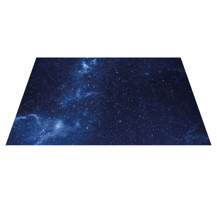 Tapis vinyle étoile soirée céleste - TenStickers