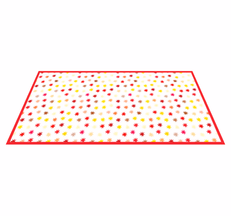 Tapis vinyle autres tapis motif étoile vibrant - TenStickers