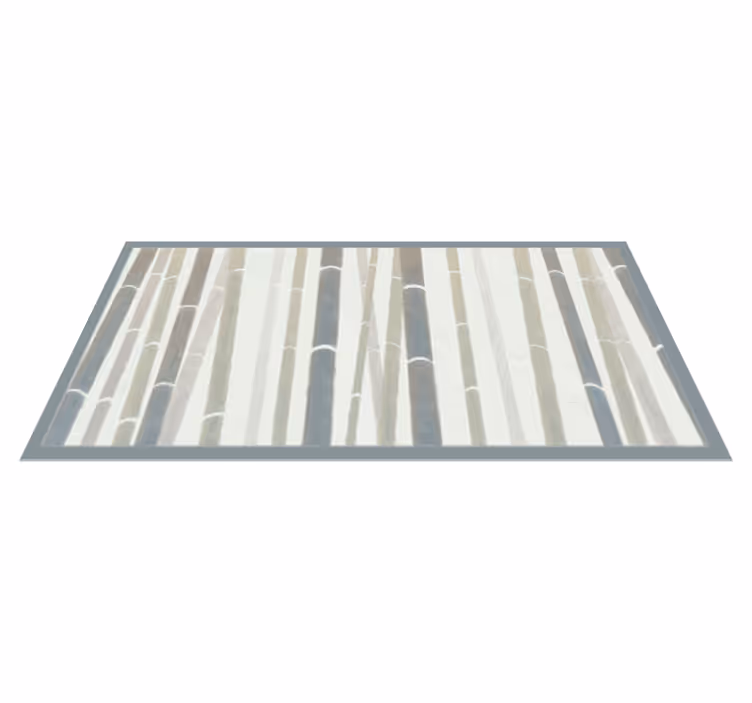 Tapis vinyle nature motif de bosquet de bambous - TenStickers