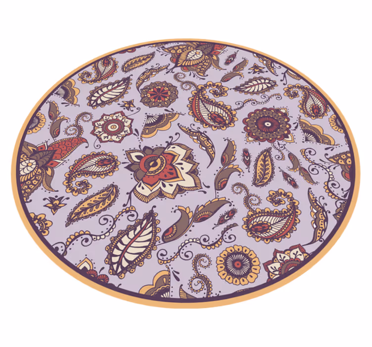 Tapis vinyle plantes motifs botaniques élaborés - TenStickers