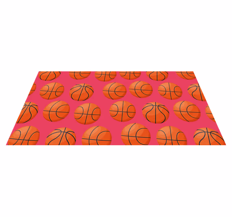Tapis vinyle autres tapis motif de basket-ball - TenStickers