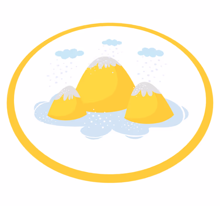 Tapis vinyle autres tapis scène de montagne joyeuse - TenStickers