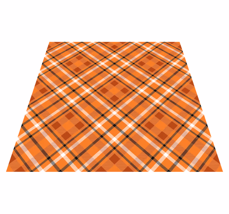 Tapis vinyle rayures style damier - TenStickers