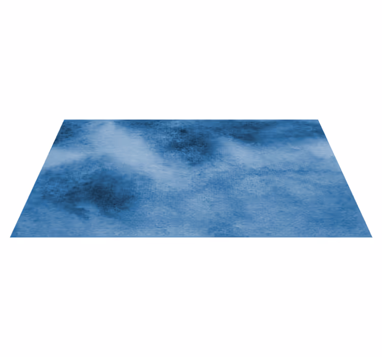 Tapis vinyle marbre texture bleue élégante - TenStickers