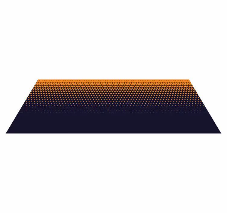 Tapis vinyle ado motif de points dégradés - TenStickers