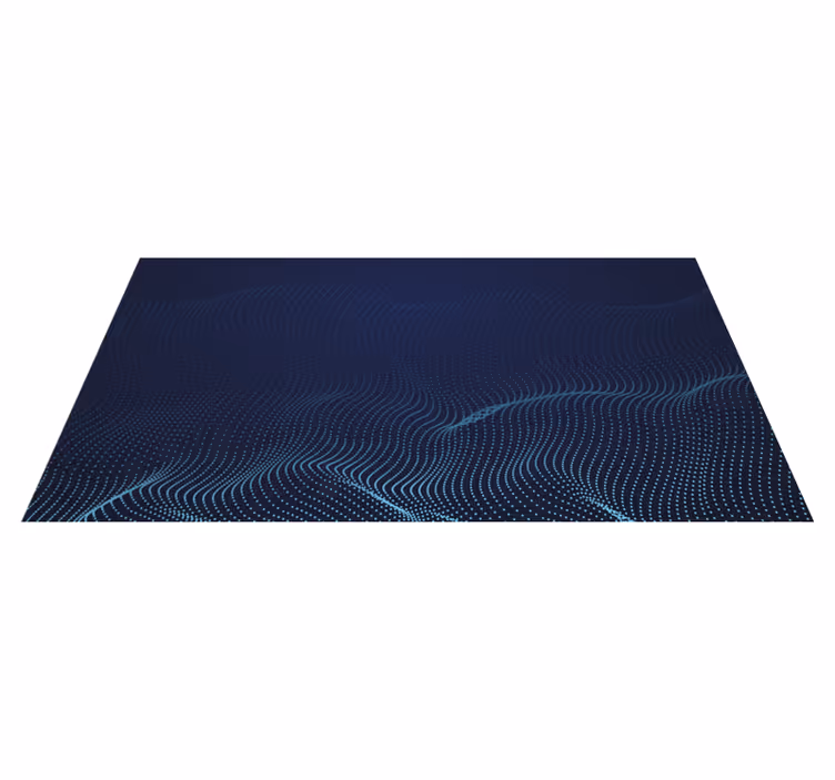 Tapis vinyle bureau Particules tourbillonnant - TenStickers