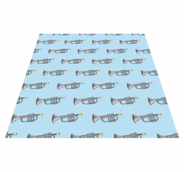 Tapis vinyle autres tapis motif de trompette - TenStickers