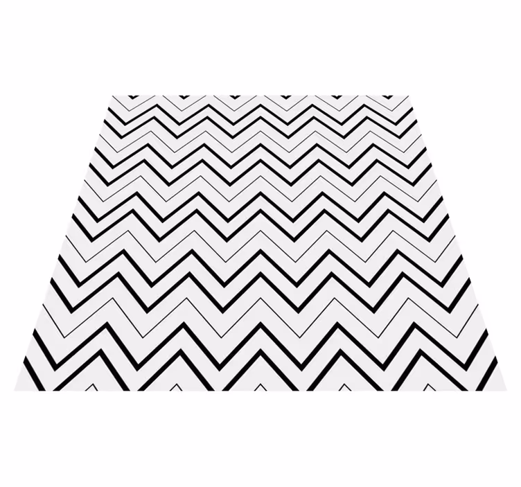 Tapis vinyle minimaliste motif chevrons - TenStickers
