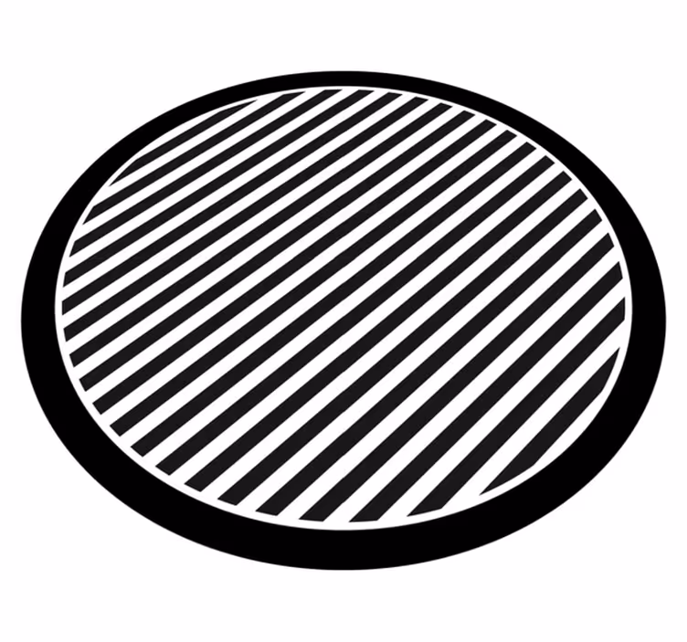 Tapis vinyle rayures de couleur unique - TenStickers