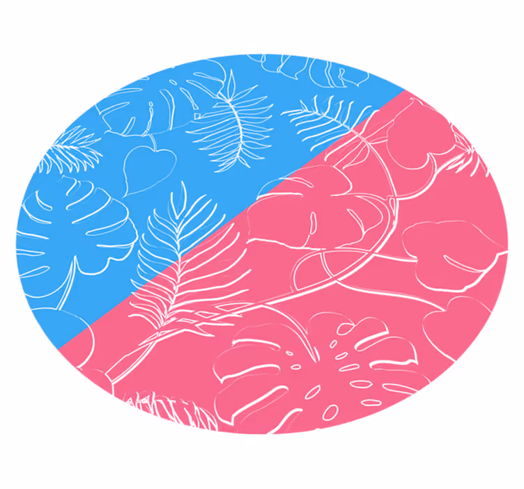 Tapis vinyle nature tropiques feuillus - TenStickers
