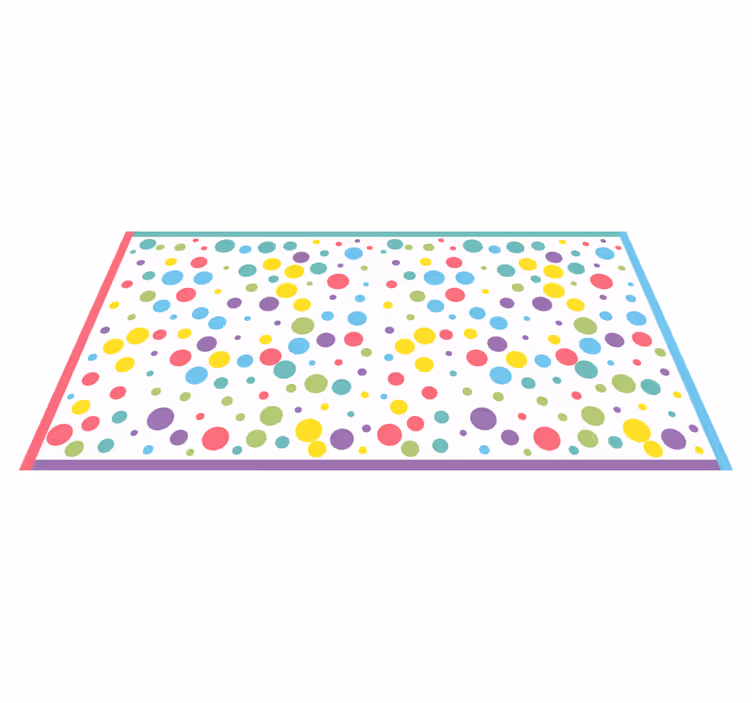 Tapis vinyle autres tapis points colorés et ludiques - TenStickers