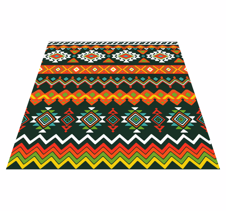 Tapis vinyle éthnique design d'inspiration aztèque - TenStickers
