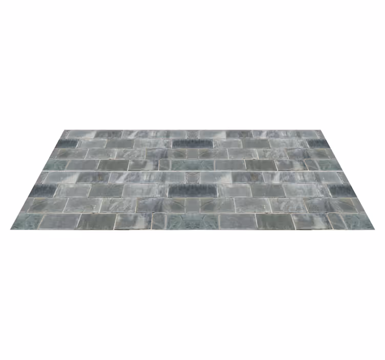 Tapis vinyle pierre finition ardoise élégante - TenStickers