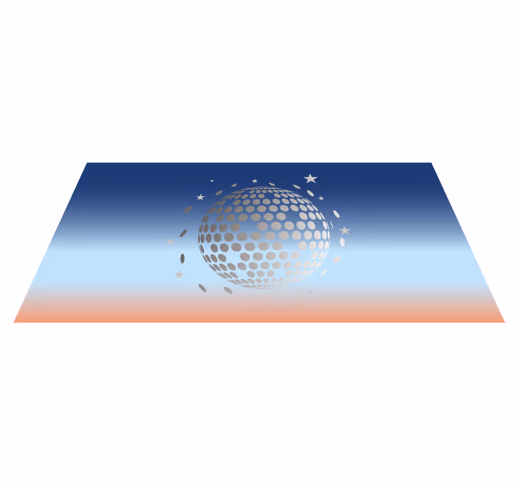 Tapis vinyle étoile conception de la sphère céleste - TenStickers