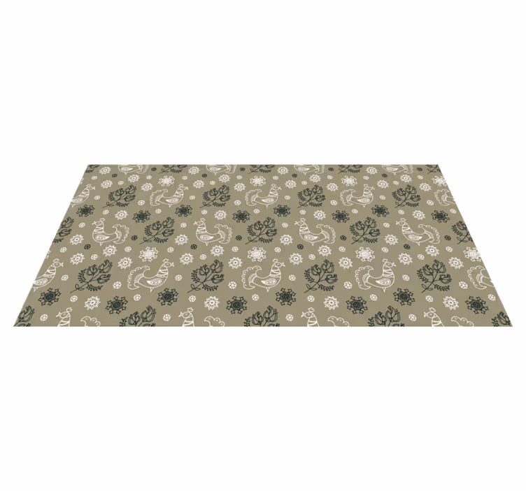 Tapis vinyle personnalisé charmants motifs animaliers - TenStickers
