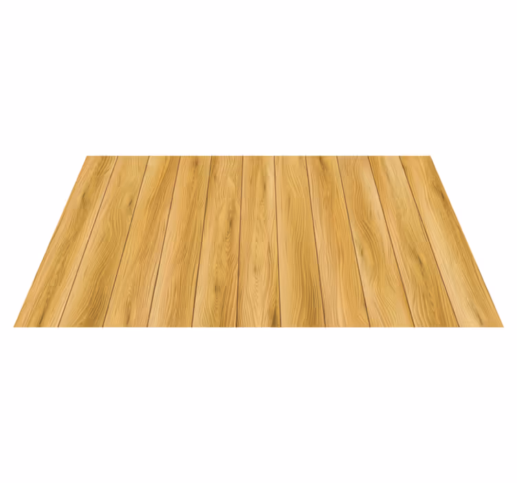 Tapis vinyle entrée planches de bois naturel - TenStickers
