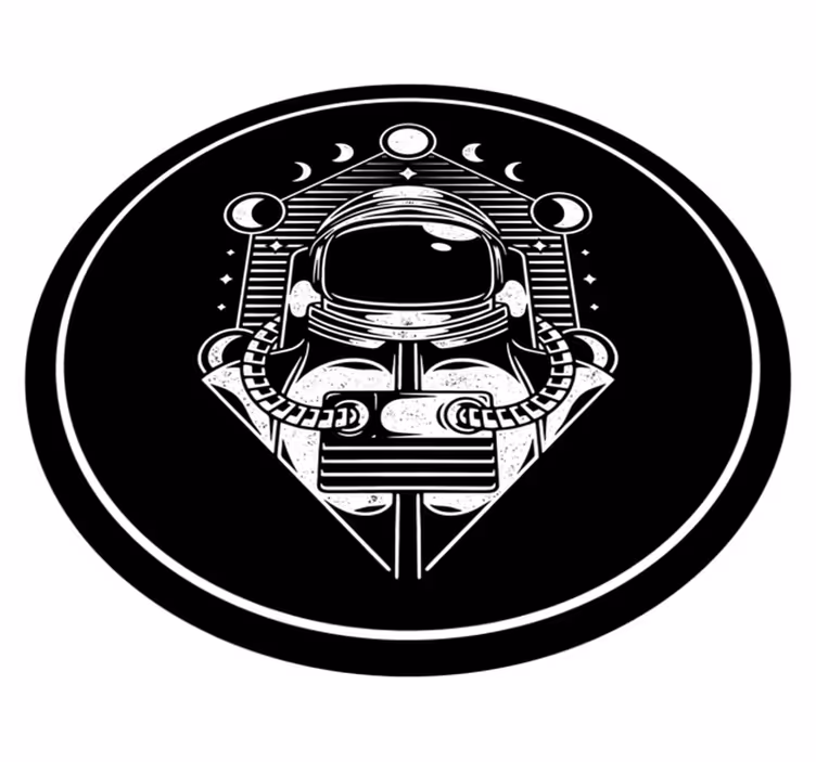 Tapis vinyle ado graphique d'astronaute - TenStickers