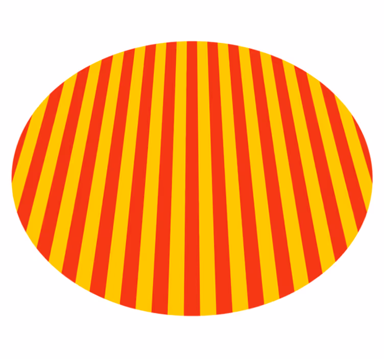 Tapis vinyle rayures affichage rayé vibrant - TenStickers