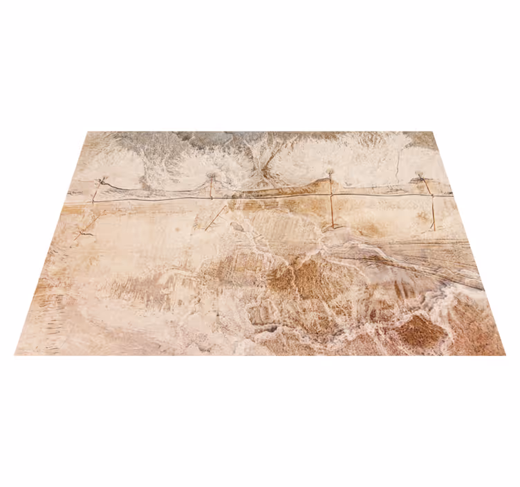 Tapis vinyle motif Textures naturelles tons terreux - TenStickers