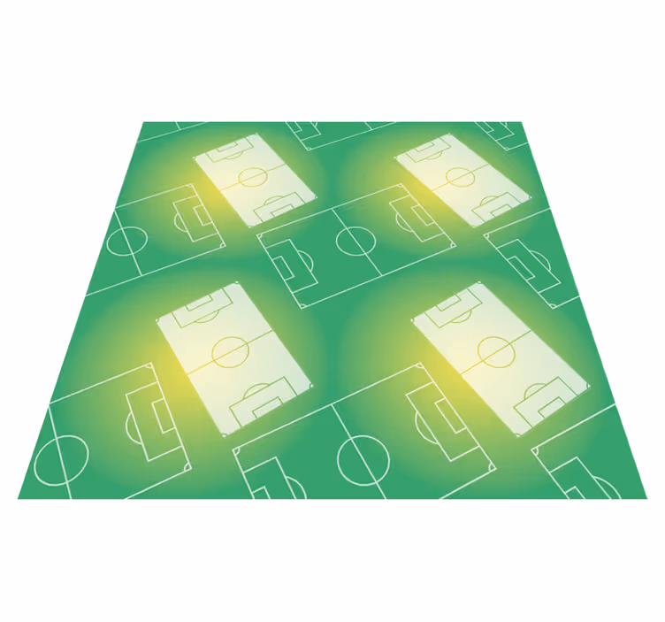 Tapis vinyle enfant de terrain de football - TenStickers
