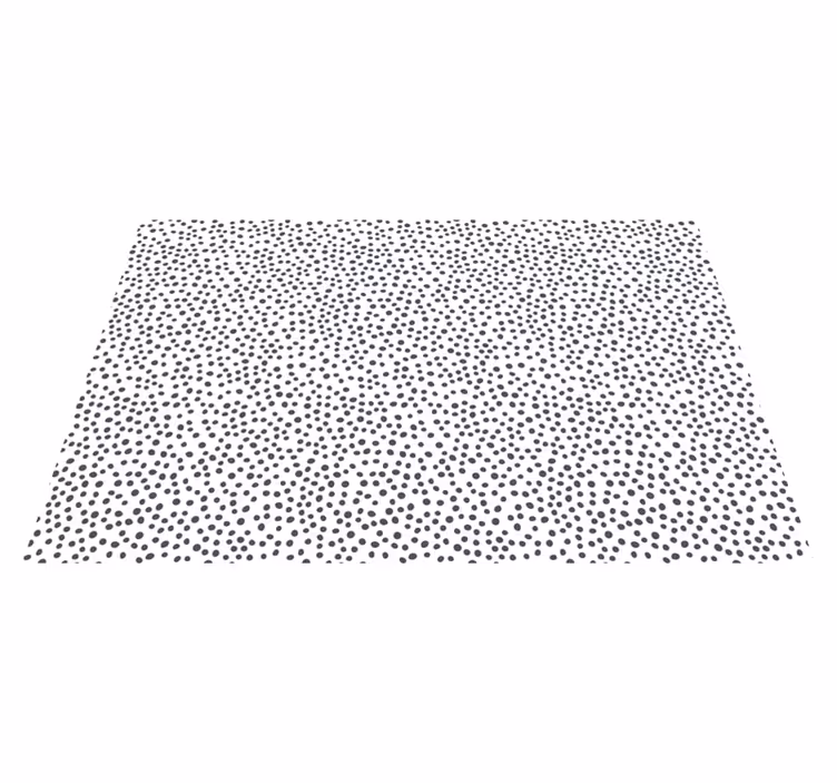 Tapis vinyle autres tapis motif à pois noirs - TenStickers
