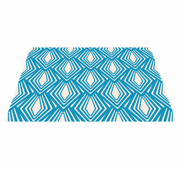 Tapis vinyle chambre couches géométriques élégantes - TenStickers