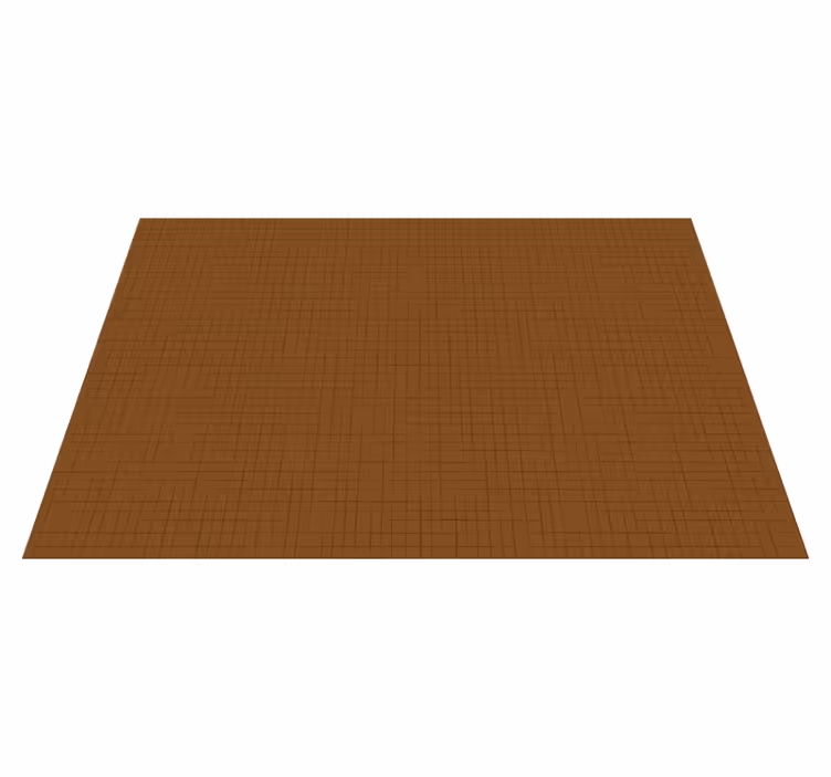 Tapis vinyle marron surface à motif de grille - TenStickers
