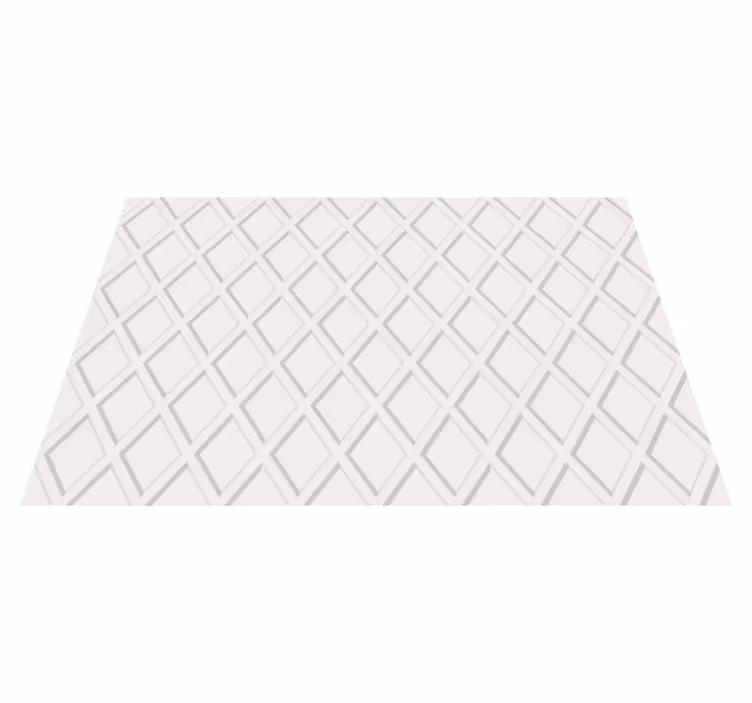 Tapis vinyle géométrique idée diamant - TenStickers