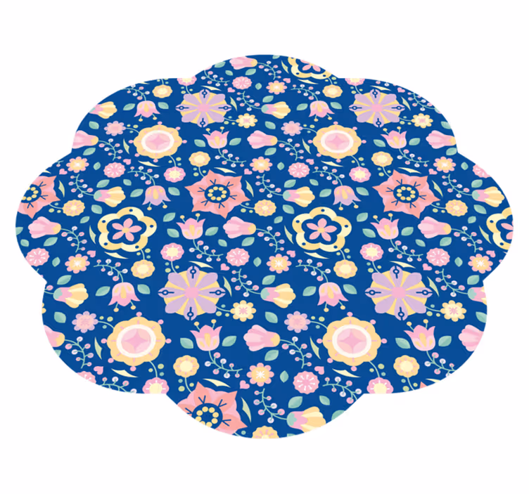 Tapis vinyle plantes bonheur botanique - TenStickers