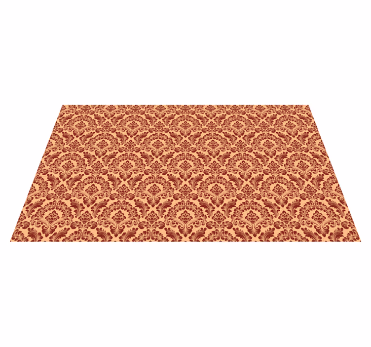 Tapis vinyle vintage élégance du motif baroque - TenStickers