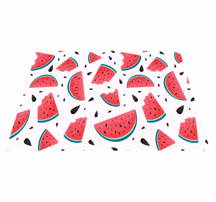 Tapis vinyle enfant tranches de pastèque - TenStickers