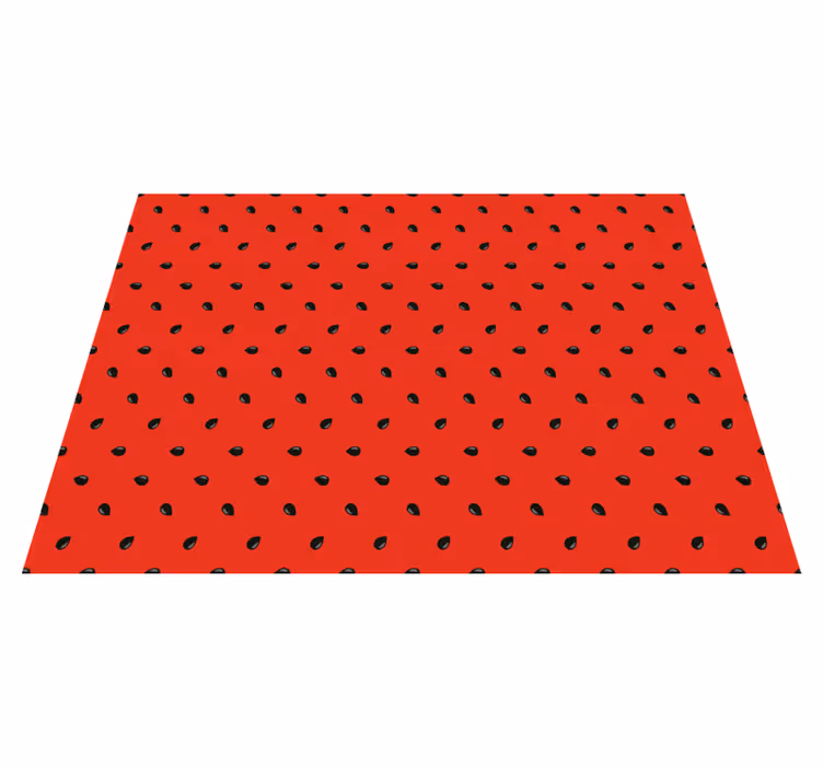 Tapis vinyle cuisine motif graines de pastèques - TenStickers