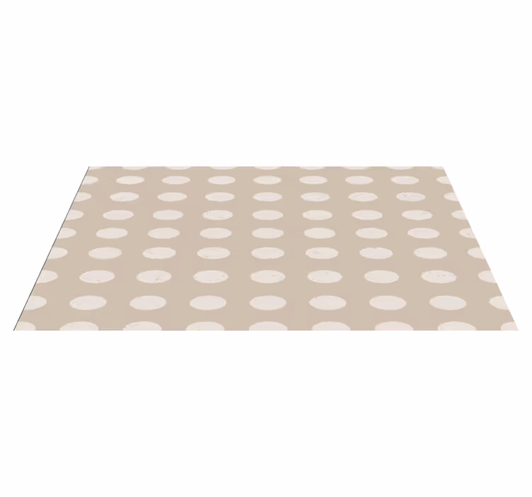 Tapis vinyle texture motif rond tacheté - TenStickers