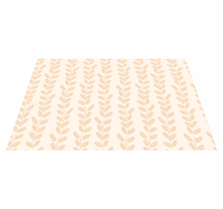 Tapis vinyle plantes motif botanique - TenStickers