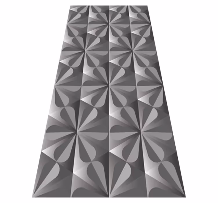Tapis vinyle géométrique symétrie géométrique - TenStickers