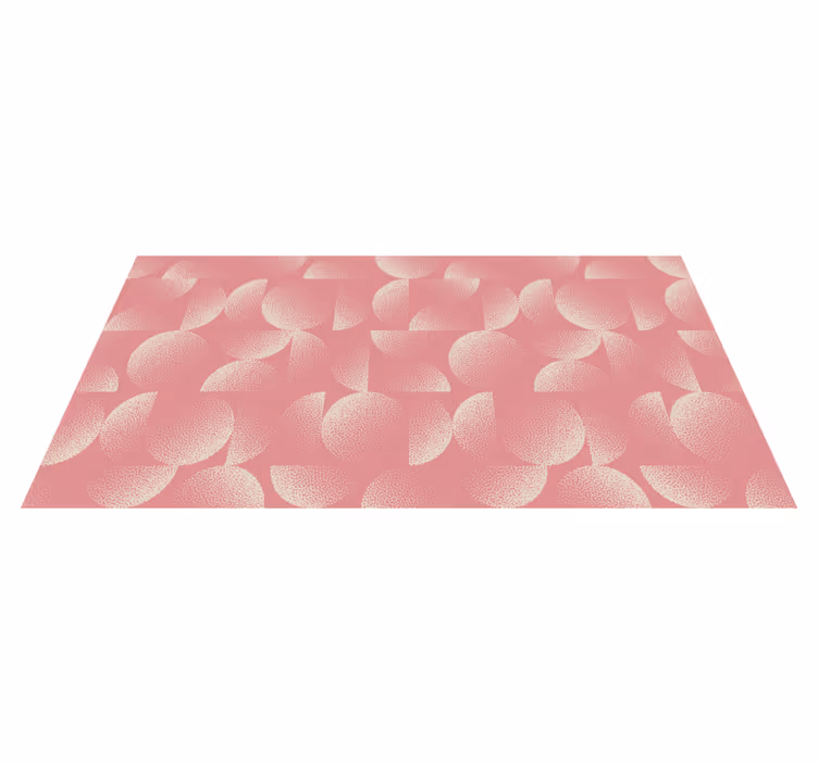 Tapis vinyle plantes motif de pétales texturés - TenStickers