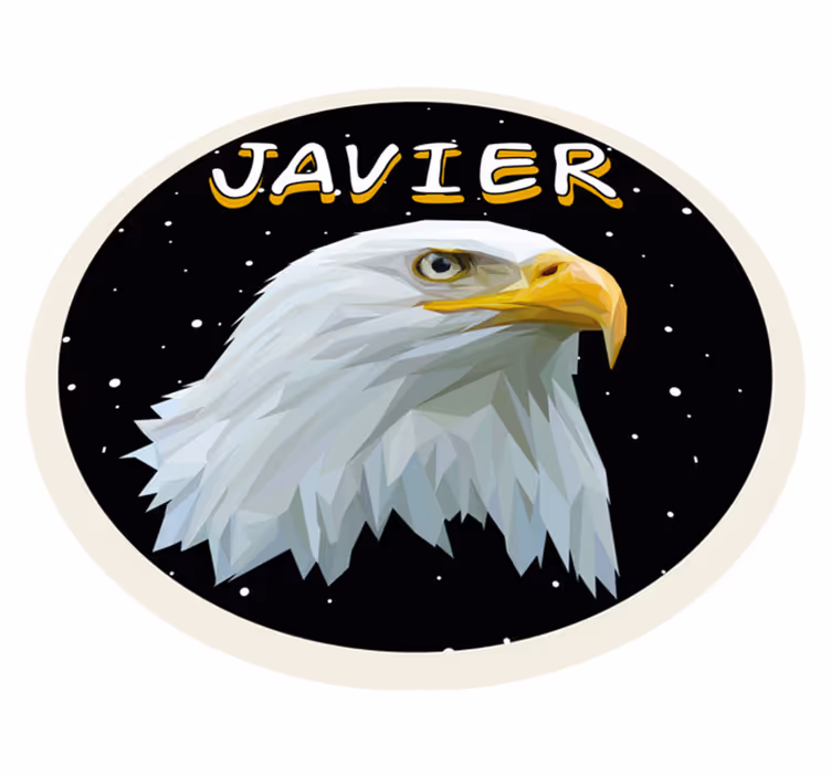 Tapis vinyle personnalisé aigle personnalisable - TenStickers