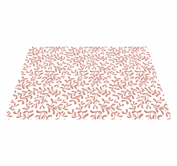 Tapis vinyle plantes concept de feuille élégante - TenStickers