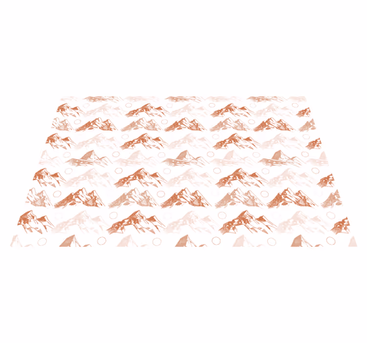 Tapis vinyle nature modèle de montagne - TenStickers