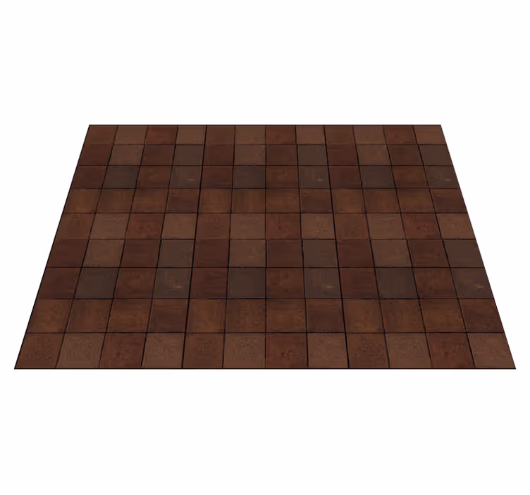 Tapis vinyle carreaux de ciment surface carrelée terreuse - TenStickers