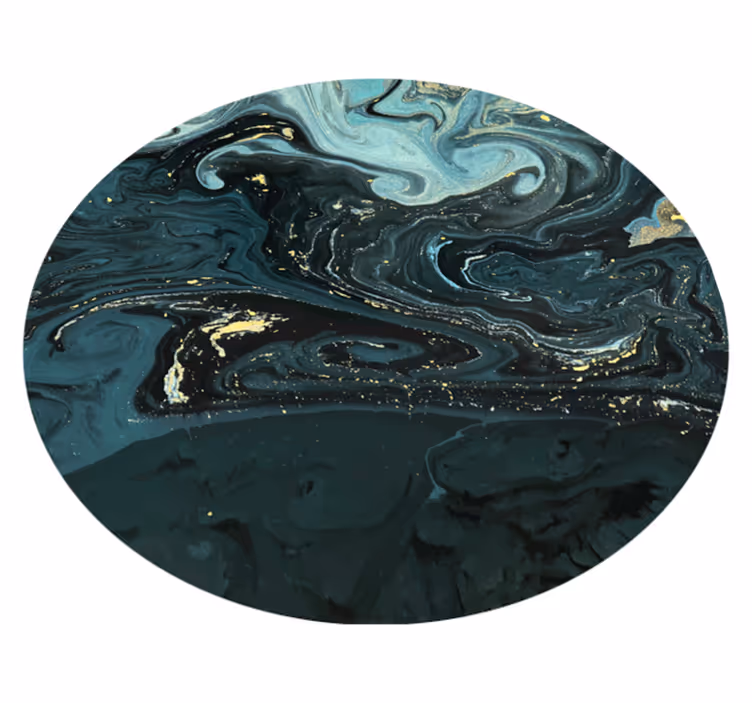 Tapis vinyle marbre tourbillonnant - TenStickers