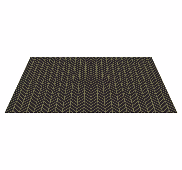 Tapis vinyle rayures motif à chevrons - TenStickers