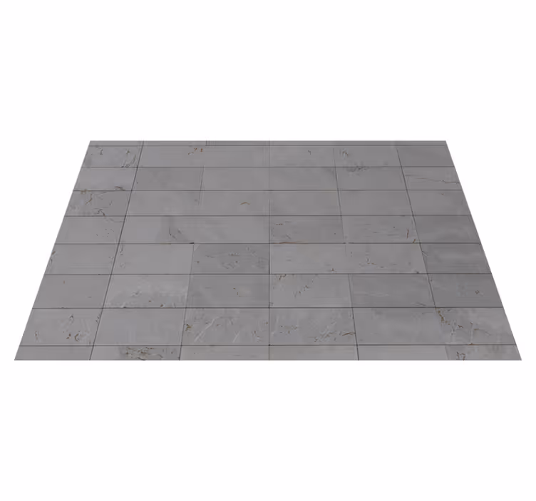 Tapis vinyle plaques de béton style industriel - TenStickers