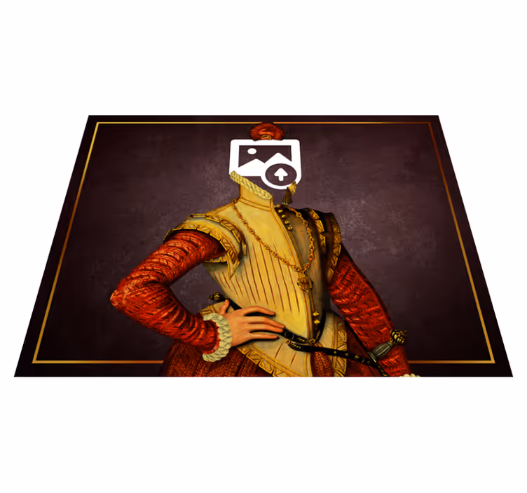 Tapis vinyle chat aristocrate personnalisé - TenStickers