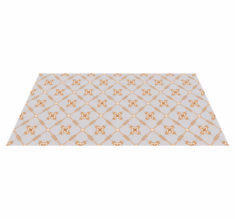 Tapis de cuisine carreaux style rhombus - TenStickers