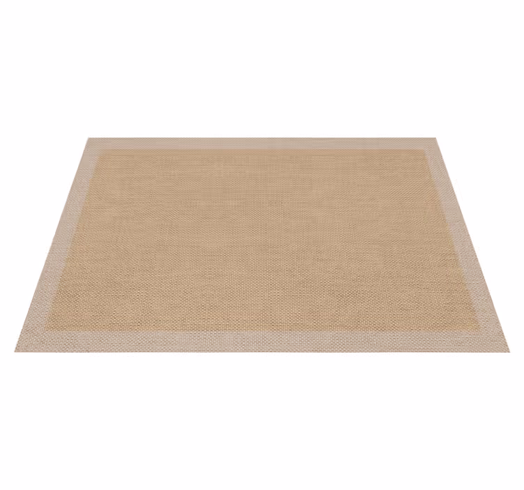 Tapis vinyle beige imitation moquette - TenStickers